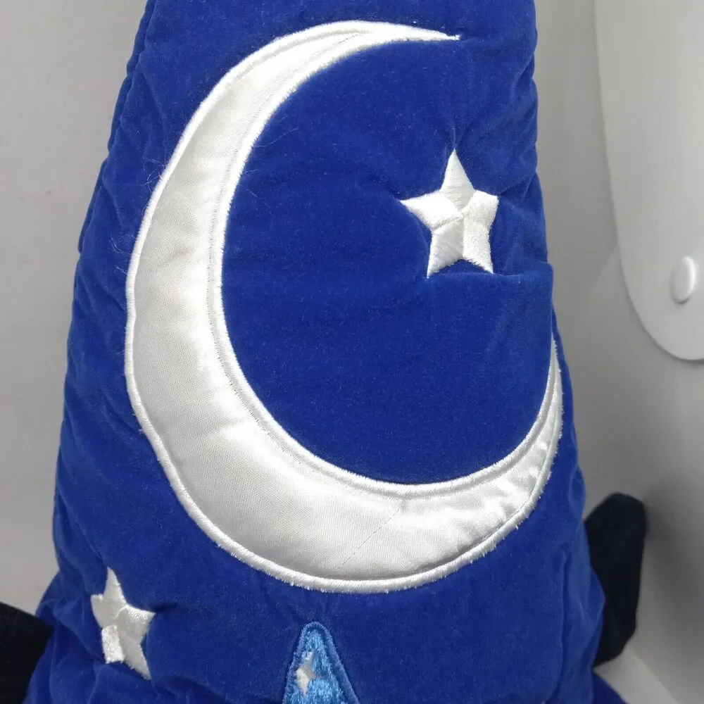 Disney Parks Sorcerer Mickey Fantasia Plush Ears Hat-One Size Youth-Lined-15